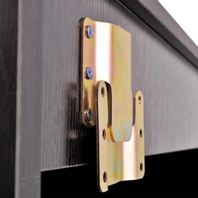 Móveis casa de banho 7 pcs e conjunto lavatório preto