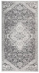vidaXL Tapete de exterior tecelagem lisa 80x150 cm cinzento-claro