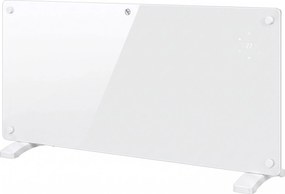 HOMCOM Aquecedor Elétrico 2000 W Termoconvector Elétrico de Parede e Chão, Compatível com Alexa e Google Home, Branco | Aosom Portugal