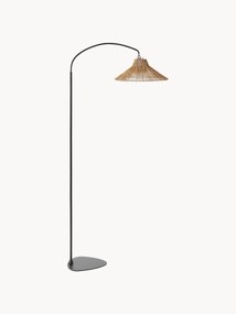 Candeeiro de pé LED artesanal regulável com controlo remoto Niza
