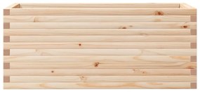 Vaso/floreira de jardim 110x40x45,5 cm madeira de pinho maciça