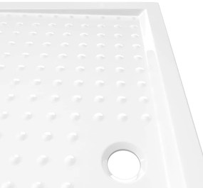 Base de chuveiro com pontos 80x120x4 cm ABS branco