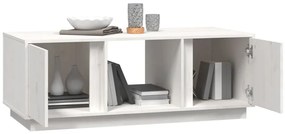 Mesa de centro 110x50x40 cm pinho maciço branco