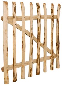 Portão para cerca 1 pc 100x90 cm madeira de aveleira