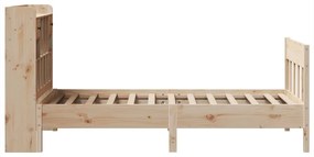 Cama sem colchão 90x200 cm madeira de pinho maciça