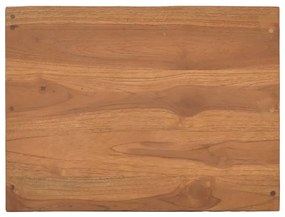 Mesa de cabeceira 40x30x76 cm madeira de teca maciça