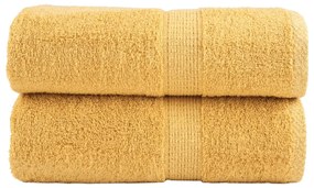 Toalhas de mãos premium SOLUND 2pcs 30x30 cm 600 g/m2 dourado