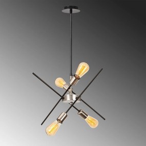 Chandelier Parazit – Preto Níquel – 50 cm x 80 cm