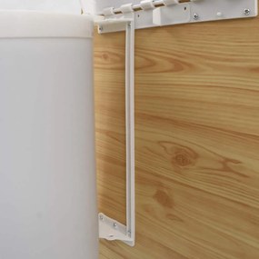 Caixote do lixo para cozinha embutido plástico 8 L