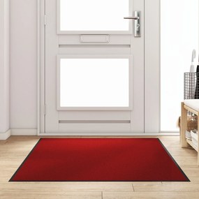 Capacho Retangular VidaXL Vermelho 120x180 cm
