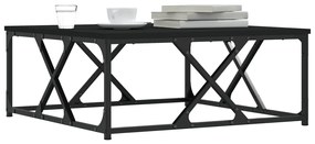 Mesa de centro 70x70x30 cm derivados de madeira preto