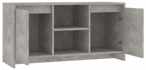 Móvel de TV 102x37,5x52,5 cm derivados de madeira cinza cimento