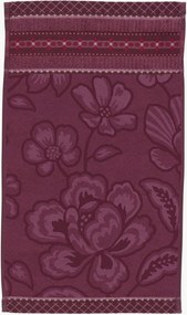 Toalha de rosto em algodão felpudo Jasmin Jacquard