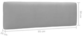 6 pcs conj. lounge paletes c/ almofadões pinho impregnado