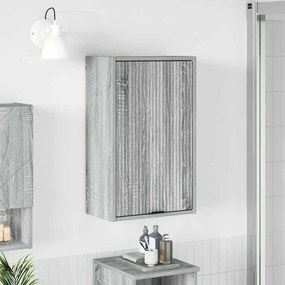 vidaXL Armário de Banheiro com porta Sonoma cinzento 39 x 23,5 x 65 cm