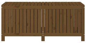 Caixa de arrumação jardim 147x68x64cm pinho maciço castanho-mel