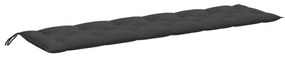 Almofadões p/ banco jardim 2pcs 200x50x7cm mesclado tecido