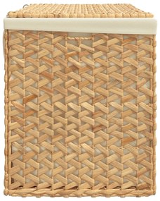 Cesto para roupa suja c/ 3 secções 75x42,5x52cm jacinto de água