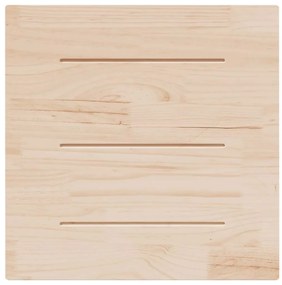 Tampo de mesa quadrado 70x70x2,5 cm pinho maciço