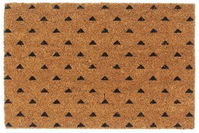 vidaXL Tapete de porta 40x60 cm fibra de coco tufada natural