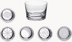 Copos em cristal Mexico, conjunto de 6