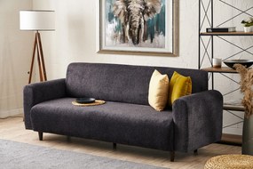 Sofá de 3 Lugares Noya – Antracite – 220x87x70 cm