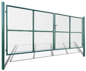 Portão de jardim em rede 415 x 200 cm / 400 x 150 cm