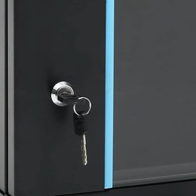 Armário bastidor de parede 9U 19" IP20 600x450x510 mm