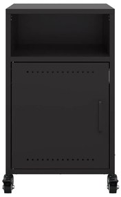 Mesa de cabeceira 36x39x59 cm aço preto