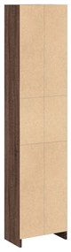 Estante 40x24x176 cm derivados de madeira carvalho castanho