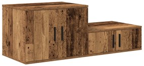 Armário de Armazenamento vidaXL Madeira Velha 108x41x40 cm Madeira Eng