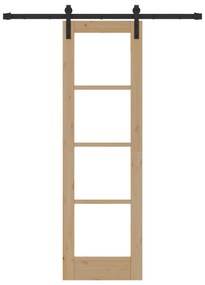 Porta Deslizante vidaXL com Conjunto de Ferragens 'ORKDAL'61x198.5 cm