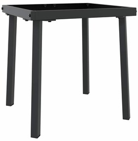 Espreguiçadeira 2 pcs Preto 40 x 40 x 40.5 cm Rattan Sintético