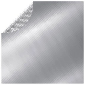 93090 vidaXL Cobertura para piscina 527 cm PE prateado
