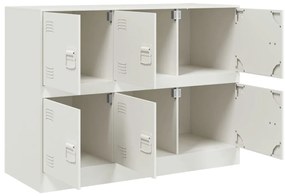 Aparador 99x39x73 cm aço branco