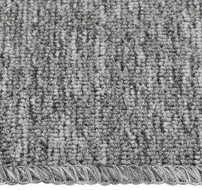 Tapetes antiderrapantes retang. p/ escadas 15pcs 60x25 cm cinza