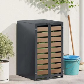 vidaXL Armazenamento de Lixeira com Tampa Elevatória a Gás para Lixeira de 240L