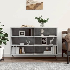 vidaXL Aparador 103,5x35x70 cm derivados de madeira cinzento cimento