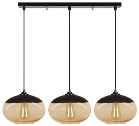 Chandelier Camini – Preto – 75 x 25 cm
