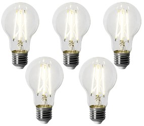 Conjunto de 5 E27 dimbare LED lamp A60 6W 500 lm 4000K