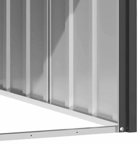 Casota para cães 116,5x153x81,5 cm aço galvanizado antracite
