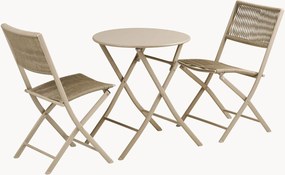 Conjunto de jantar bistrô dobrável para jardim Arcas, conjunto de 3