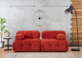 Sofá de 2 Lugares Doblo – Vermelho – 200x100x80 cm