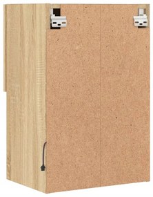 Móvel de TV com luzes LED 40,5x30x60 cm carvalho sonoma