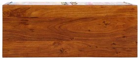 Armário para Sapatos vidaXL 90x35x55 cm em Madeira Maciça de Acácia