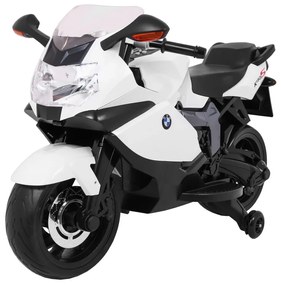Mota elétrica para Crianças 12V BMW K1300S, Rodas Espuma EVA Branca