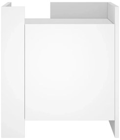 Mesa cabeceira 45x50x50 cm derivados de madeira branco
