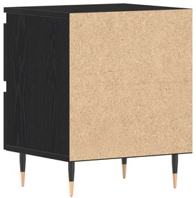 Cabide de Cabeceira vidaXL Preto Carvalho 40x35x50 cm Madeira Engenhar