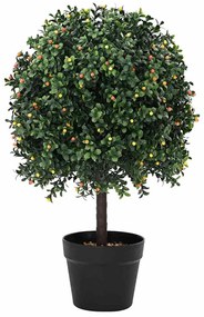 vidaXL Esfera de Buxo Verde 35 x 35 x 50 cm Plástico