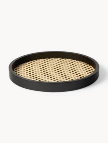 Round Decorative Tray Carina with Viennese Cane